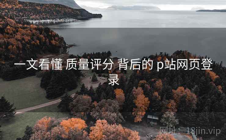 一文看懂 质量评分 背后的 p站网页登录