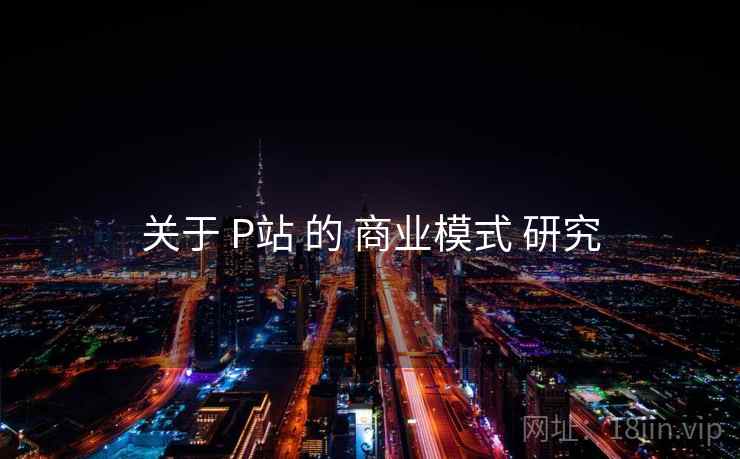 关于 P站 的 商业模式 研究